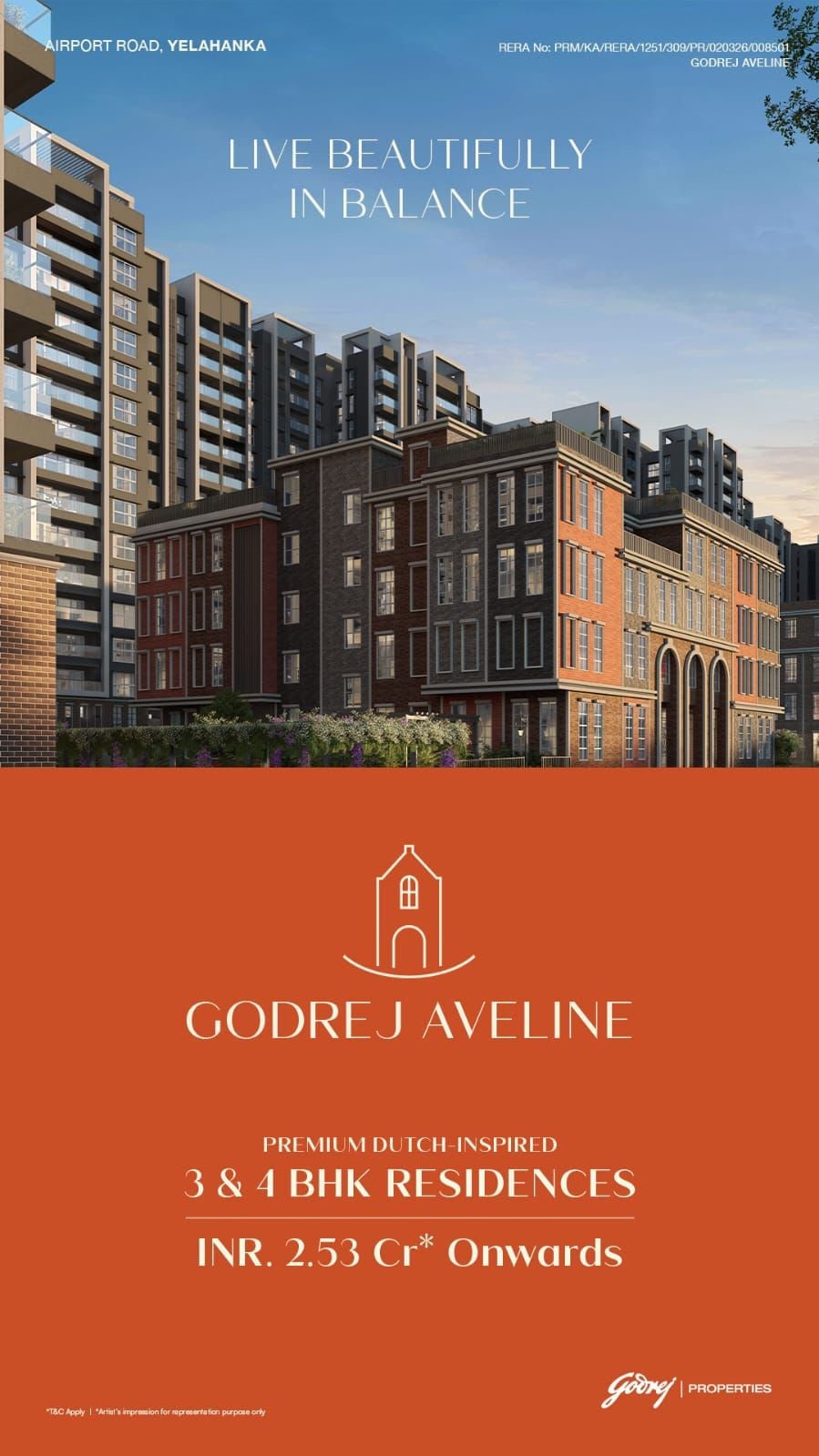 Godrej Aveline, 3 to 4 BHK in Yelahanka